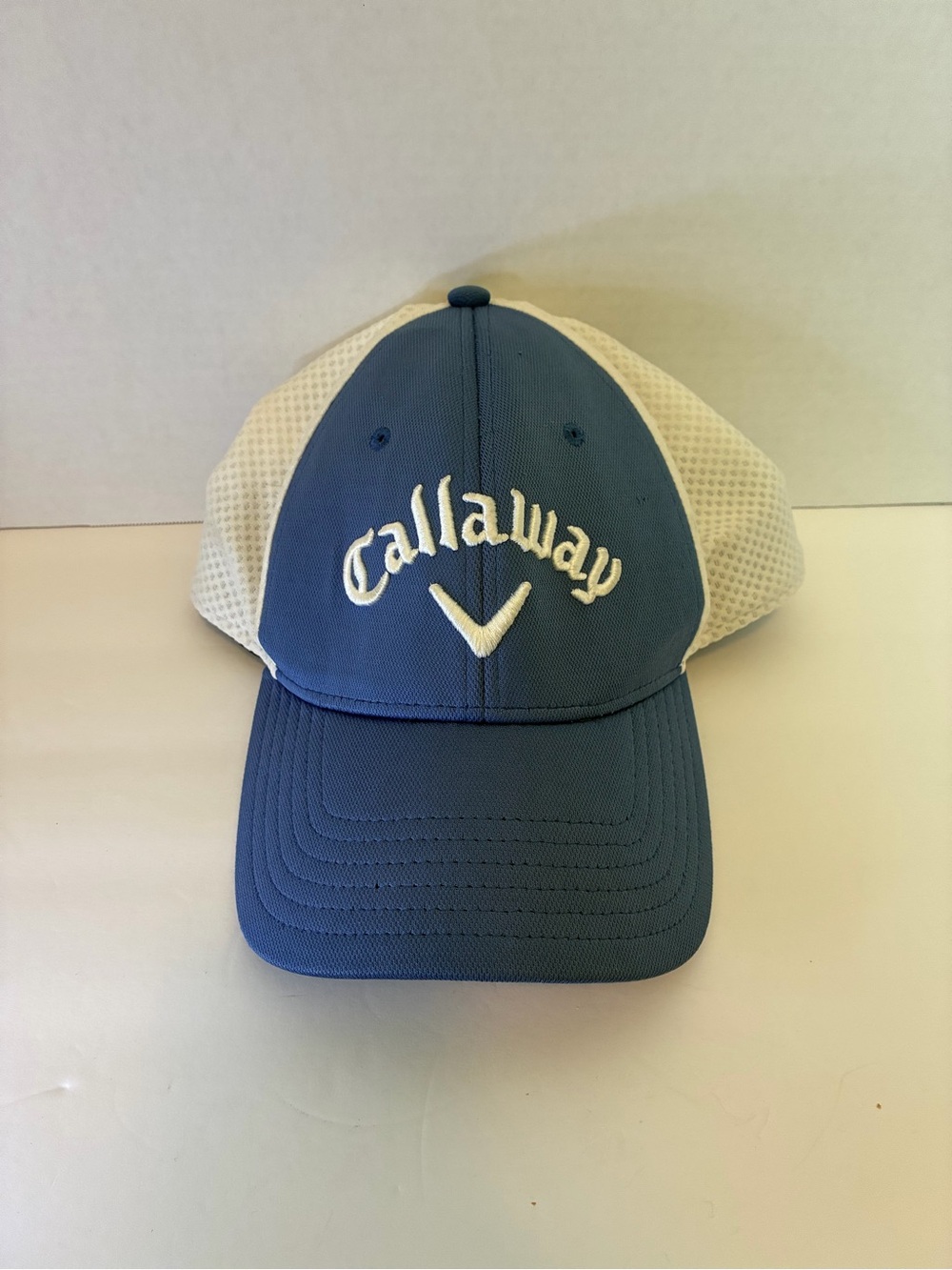 Callaway Blue and White Mesh Cap